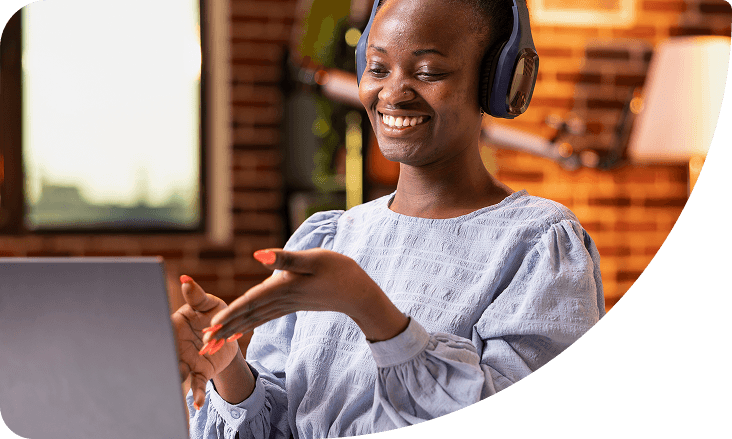 Students learning tech skills