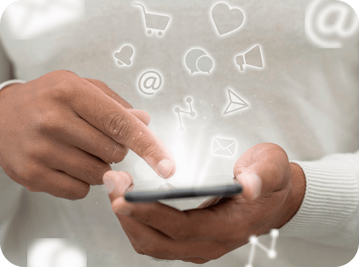 Students learning tech skills